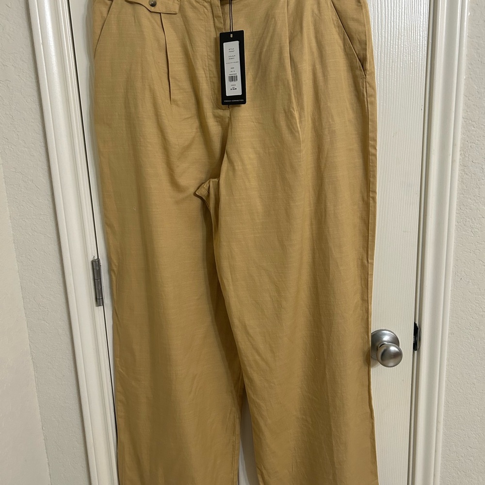 French Connection Tan Chinos Relaxed Fit